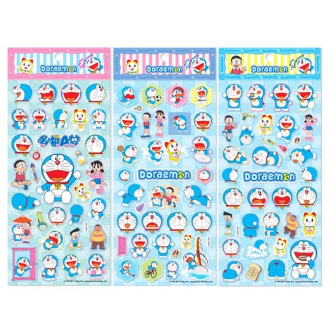 Sticker 3D Doreamon Hình dán nổi Đô rê mon cho bé