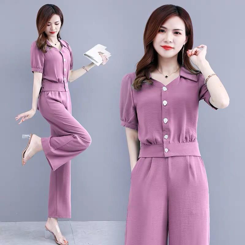Bộ nữ mặc nhà, chất liệu Lanh Thái 100% hàng xuất dư yên tâm về giá và chất lượng