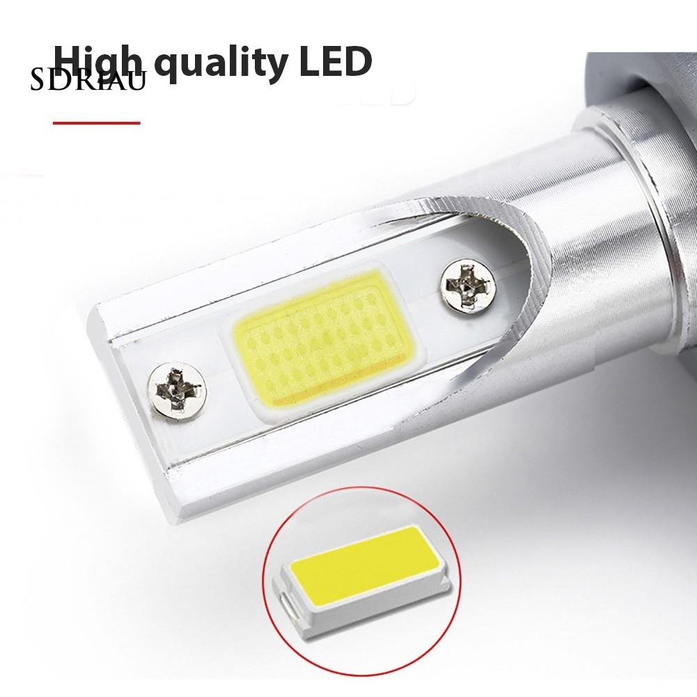 2 Đèn Pha Siêu Sáng C6 H1/H4/H7 6000k Cho Xe Hơi