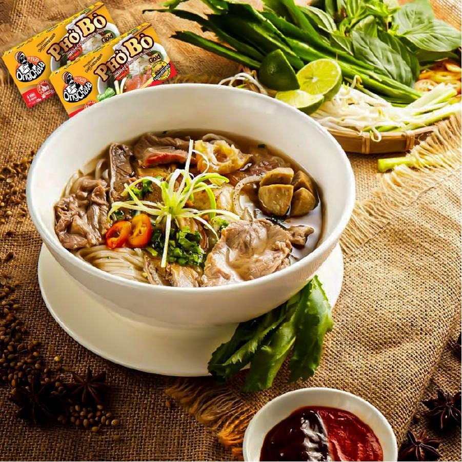 Combo 5 Hộp Viên Gia Vị Phở Bò Gold Ông Chà Và 126g