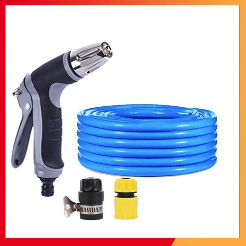 Bộ dây và vòi xịt tăng áp rửa xe tưới cây 3-5M 206817