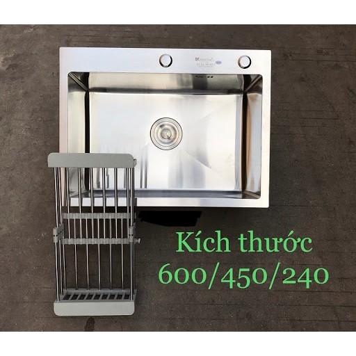 Chậu rửa bát 1 hố đúc 60x45 Kagol