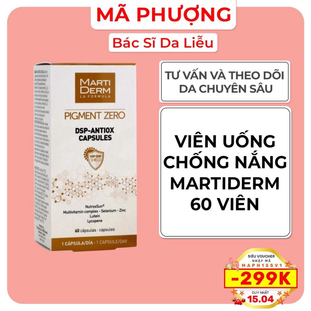 Viên Uống Chống Nắng, Làm Sáng Da - MartiDerm Pigment Zero Anti Oxidant 60 viên