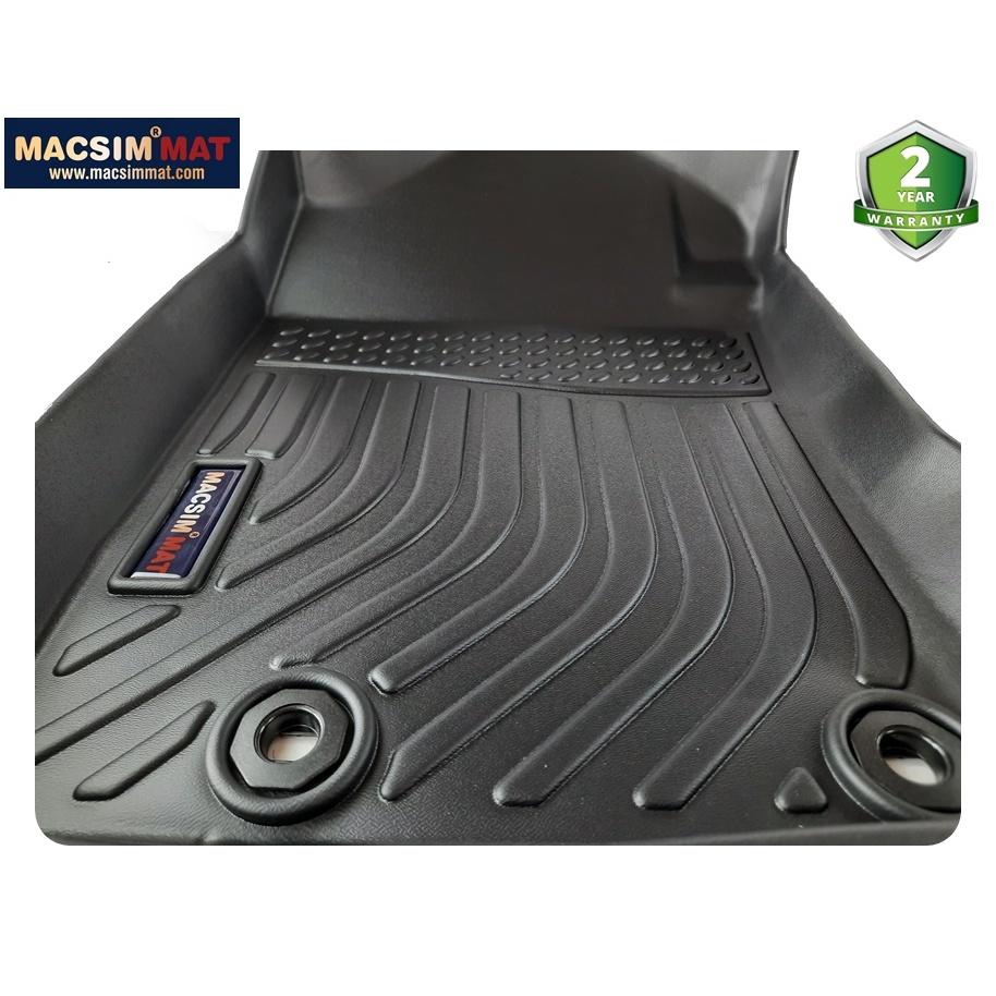 Thảm lót sàn xe ô tô Suzuki Ciaz 2015-2020 Nhãn hiệu Macsim chất liệu nhựa TPV cao cấp màu đen