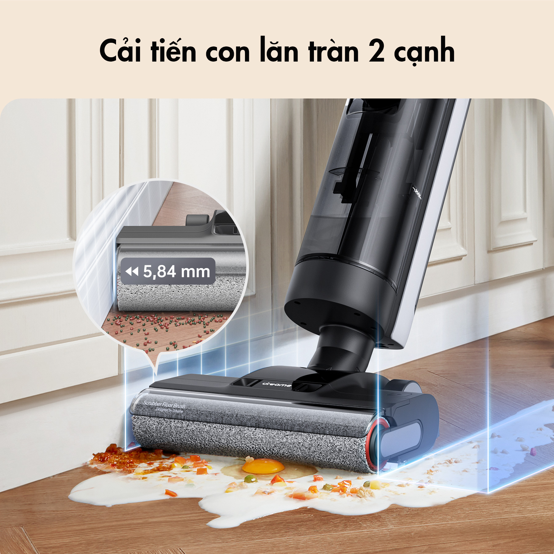 Máy hút bụi khô &amp; ướt Dreame H12 Dual - Bản quốc tế - Hàng chính hãng