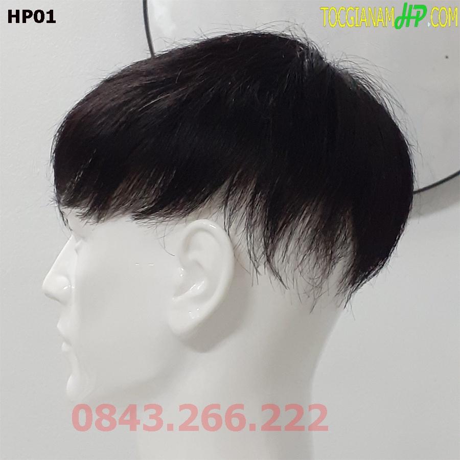 Tóc giả mái nam sử dụng kẹp hoặc dán
