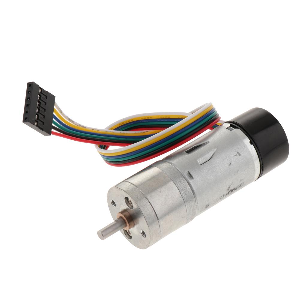 DC 3V 6V 9V 12V 24V Sâu Thiên Giảm Động Cơ với Bộ Mã Hóa 6- 2000 VÒNG/PHÚT