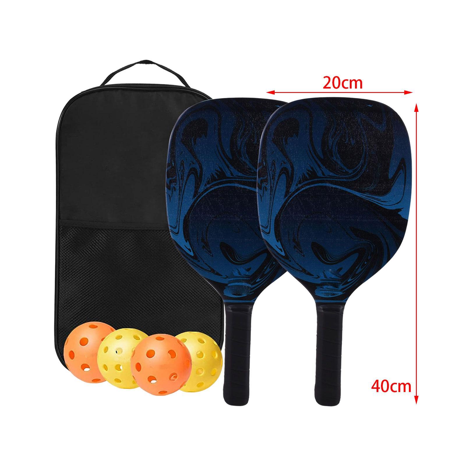 Pickleball Paddles Set and Storage Bag for Indoor and Outdoor Tournament