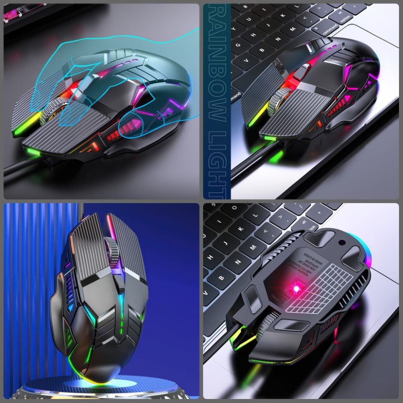 Chuột led RGB 3200 DPI Gaming Mouse S800