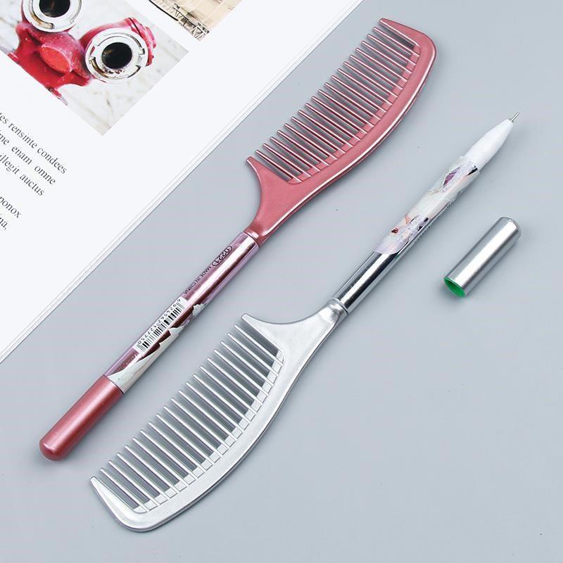 Bút mực nước hình cây lược chải đầu tiện dụng - Bút nước nét đều đậm Duashop