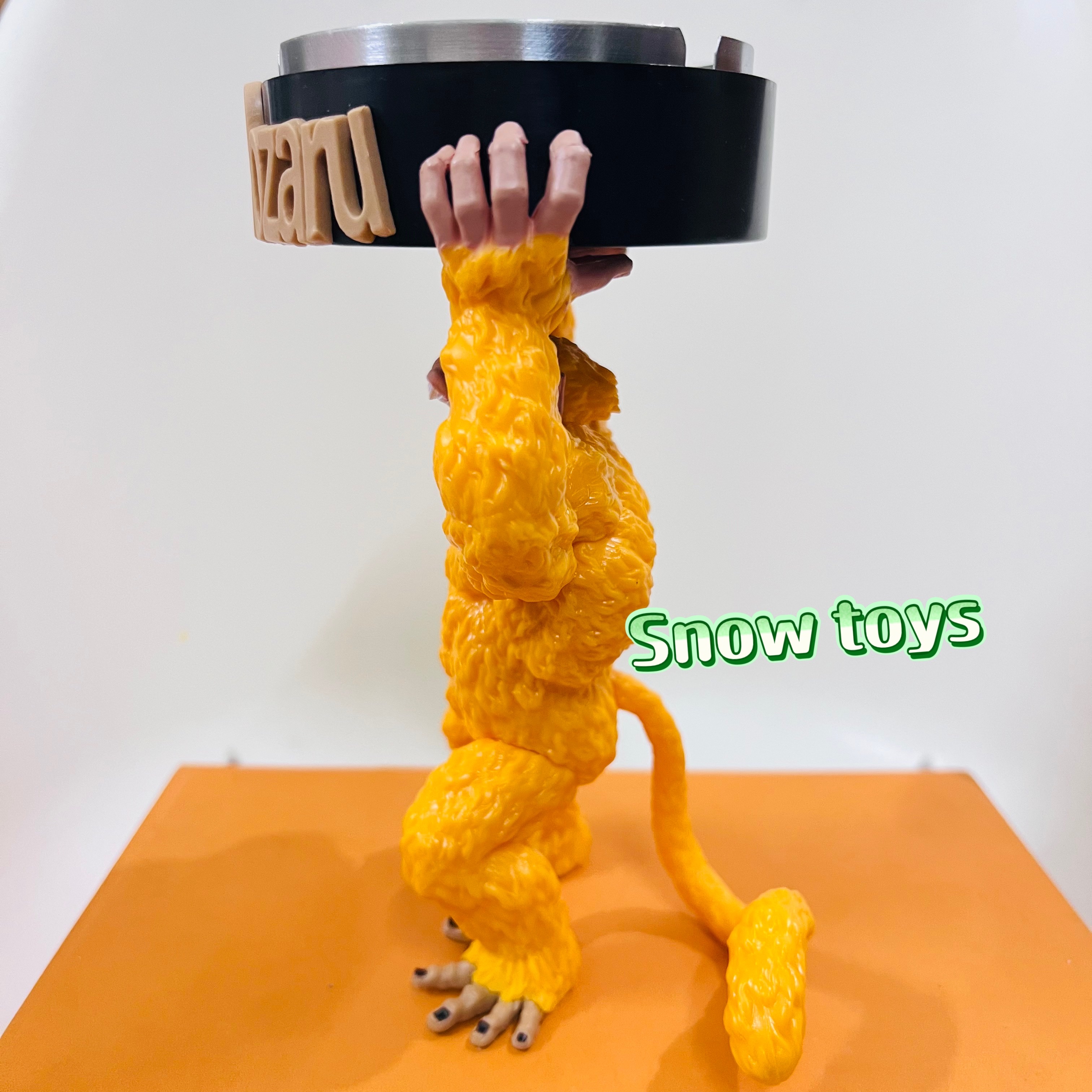 Mô hình Dragon ball GT - Mô hình Goku Super Saiyan 4 hóa khỉ vàng - Gạt tàn khỉ vàng Goku SSJ4 OOZARU - Cao 15~17cm
