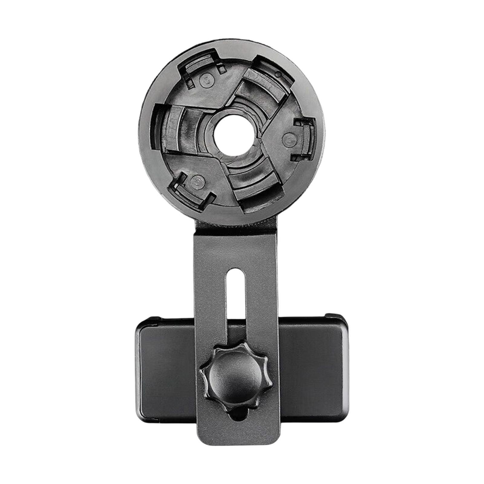 Universal Smartphone Telescope Phone Adapter Mount Quick Aligned Bracket Clip Mount Photography Adapter for Binoculars Telescope