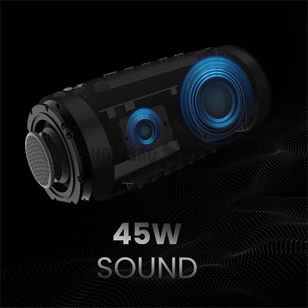 Loa Bluetooth Di Động HiFuture Gravity (45W, Nhỏ Gọn, Di Động, IPX7 Waterproof,Supper Bass) CHỐNG NƯỚC - Hàng Chính Hãng