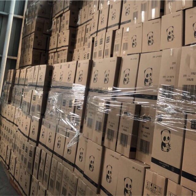 Thùng 30 Gói Giấy Ăn Gấu Trúc Mẫu Mới Lampure Siêu Dai