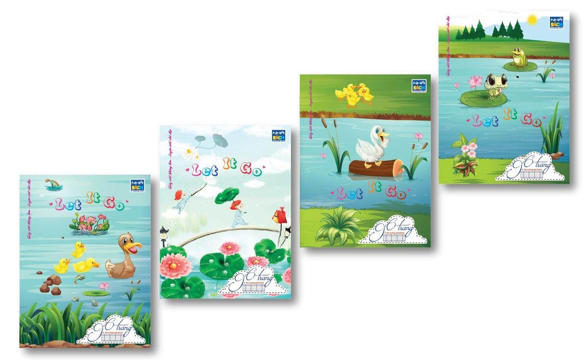 (Mua 10 Cuốn Tặng 3 Cuốn) Tập Vở Học Sinh Let It Go 96 Trang (4 ôly)