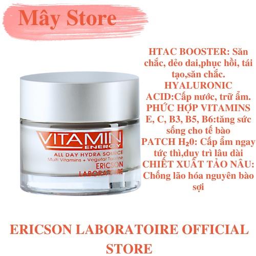 Kem làm tươi sáng da, làm mờ dấu hiệu mệt mỏi,nuôi dưỡng cấp ẩm sâu VITAMIN ENERGY.All Day Hydra Source E1862