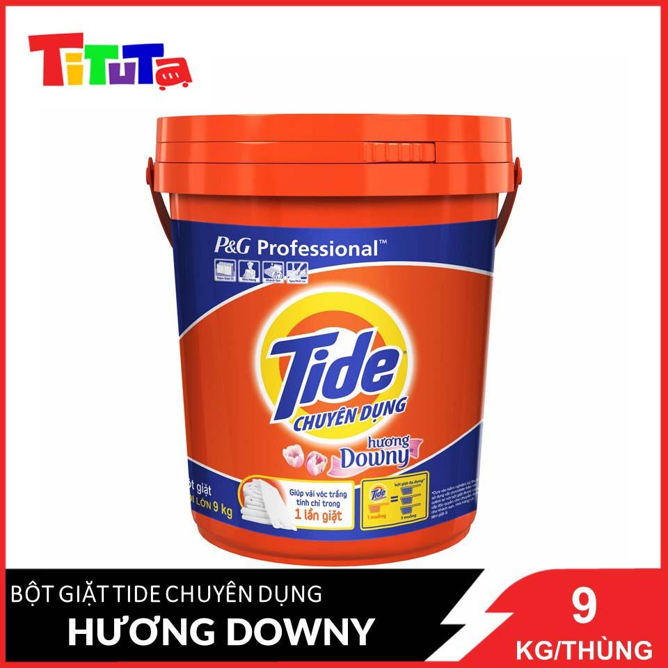 Bột giặt Tide Downy Xô chuyên dụng dành cho kênh nhà hàng khách sạn (HORECA) 9KG