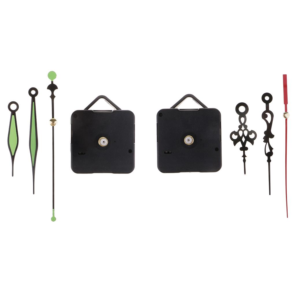10Set Replacement Wall Clock Quartz Movement Mechanism Hand DIY Repair Part Kit