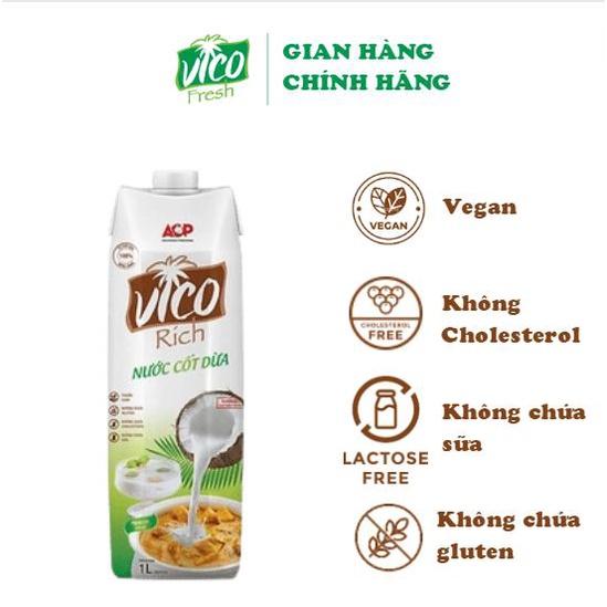 1 Hộp Nước Cốt Dừa ACP Vico Rich 1L