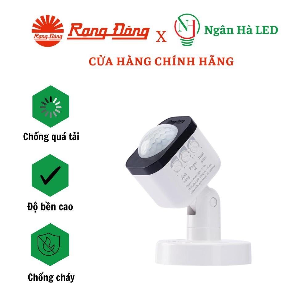 Công tắc cảm biến Rạng Đông cảm biến chuyển động + cảm biến ánh sáng Model: CT01.PIR 300W