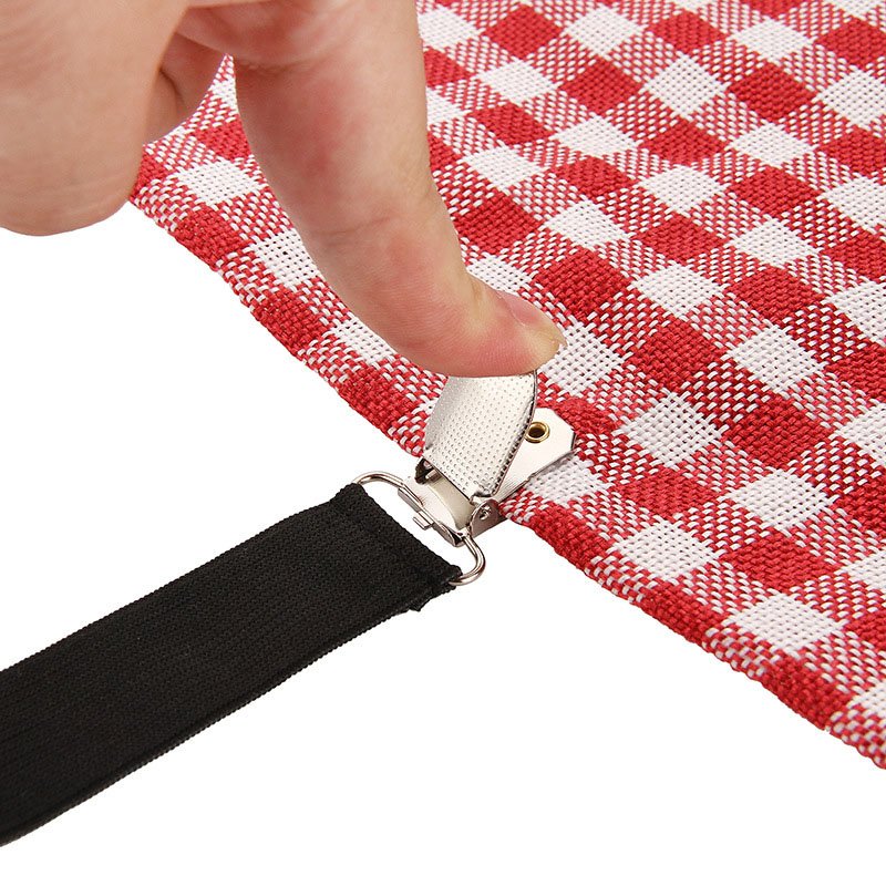Set 4 chiếc Kẹp ga giường drap Lidaco cố định ga giường chống xê dịch chất liệu inox không gỉ