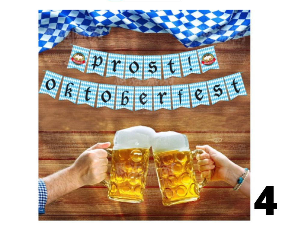 Bộ Dây Cờ Trang Trí Tiệc Oktoberfest - Oktoberfest Bunting Combo OTBF01