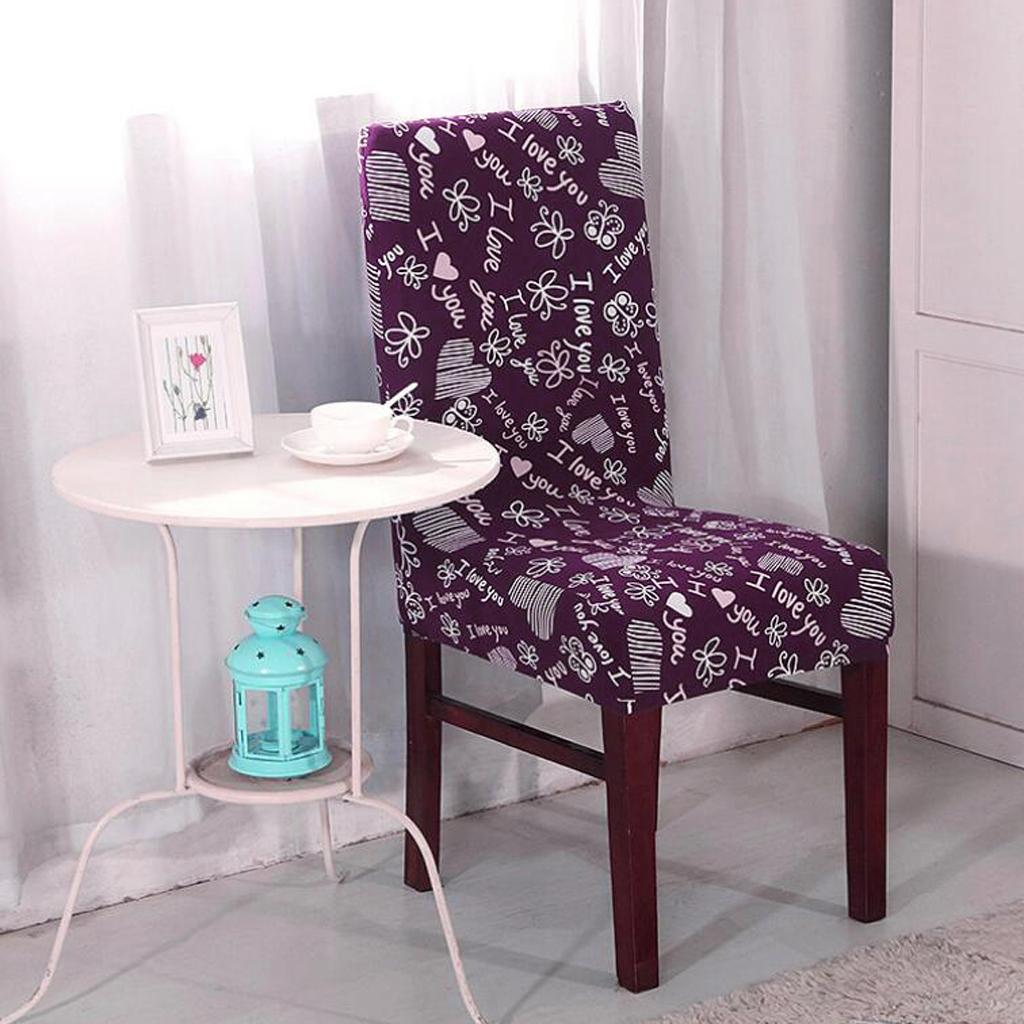 1 Pc Elastic Stretch Washable Removable Chair Seat Cover Slipcover
