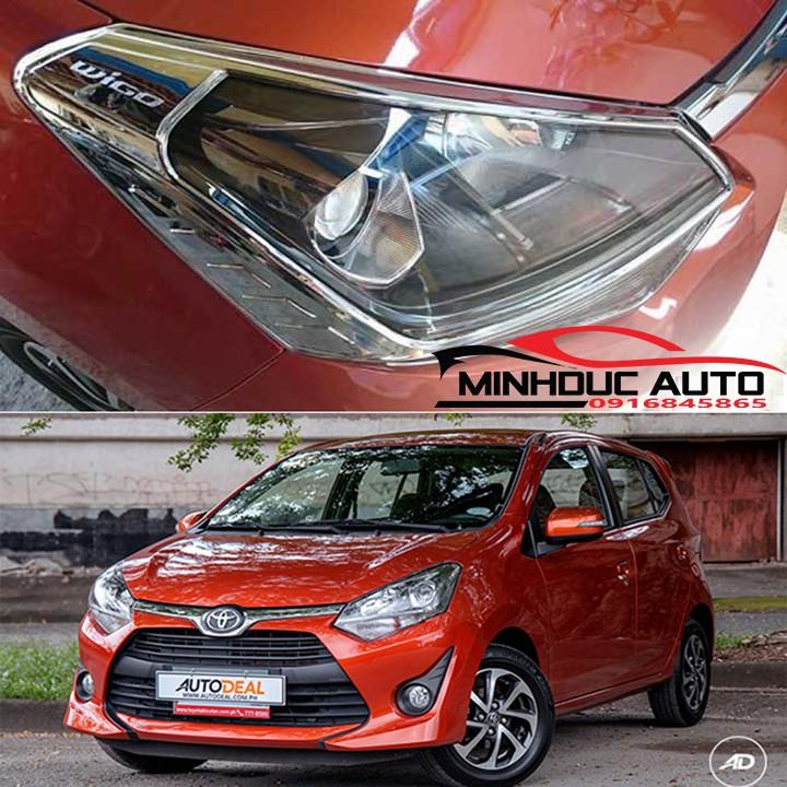 Bộ ốp đèn trước sau Toyota Wigo