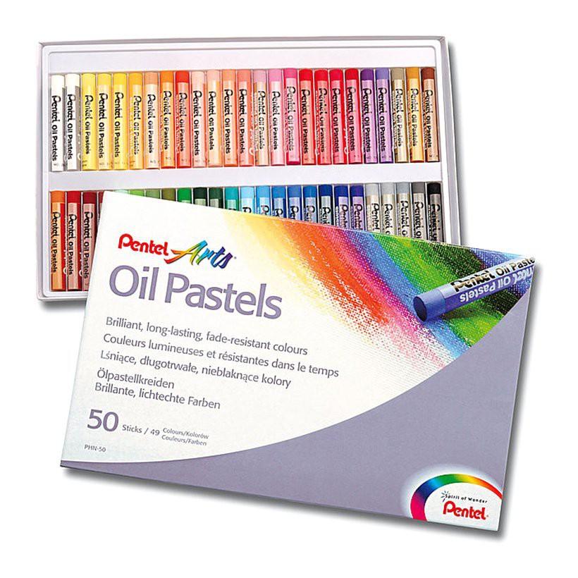 Màu Sáp Dầu Pentel, Oil Pastels, Sáp Màu - 25 Màu