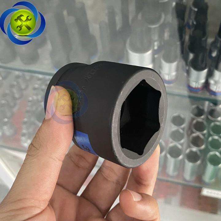 Tuýp 34mm 3/4 Kingtony 653534M loại ngắn 6 cạnh màu đen