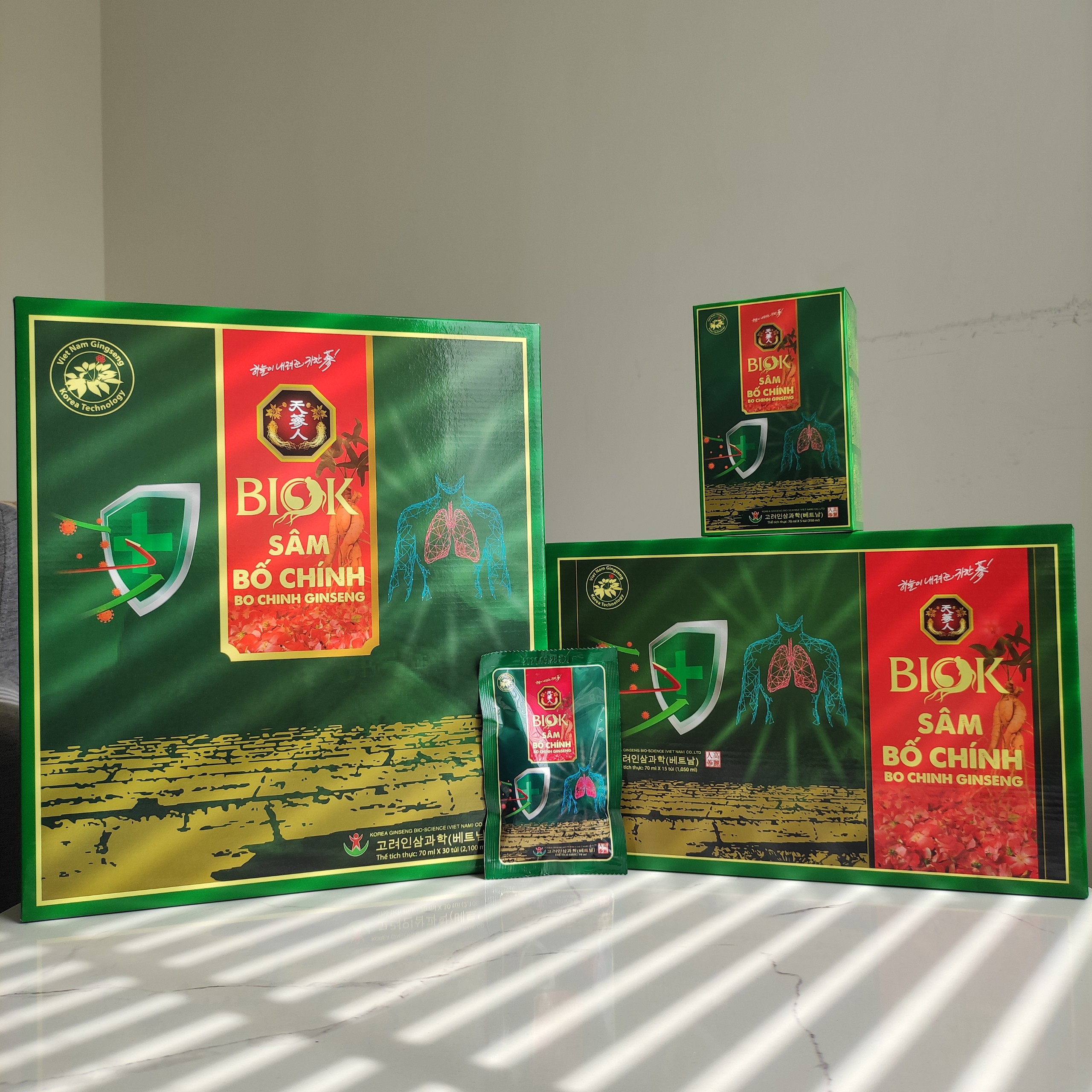 Nước Uống Sâm Bố Chính Biok /hộp