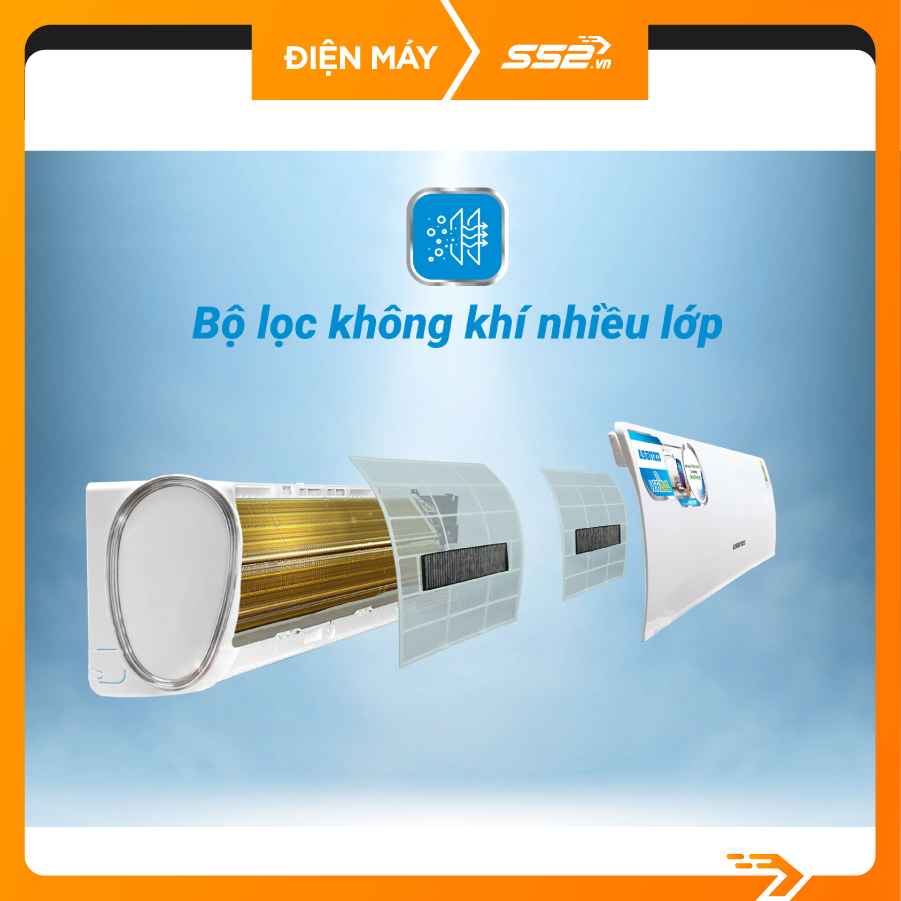 Máy lạnh Asanzo Inverter 1.5 HP K12N66 - Hàng Chính Hãng - Giao toàn quốc