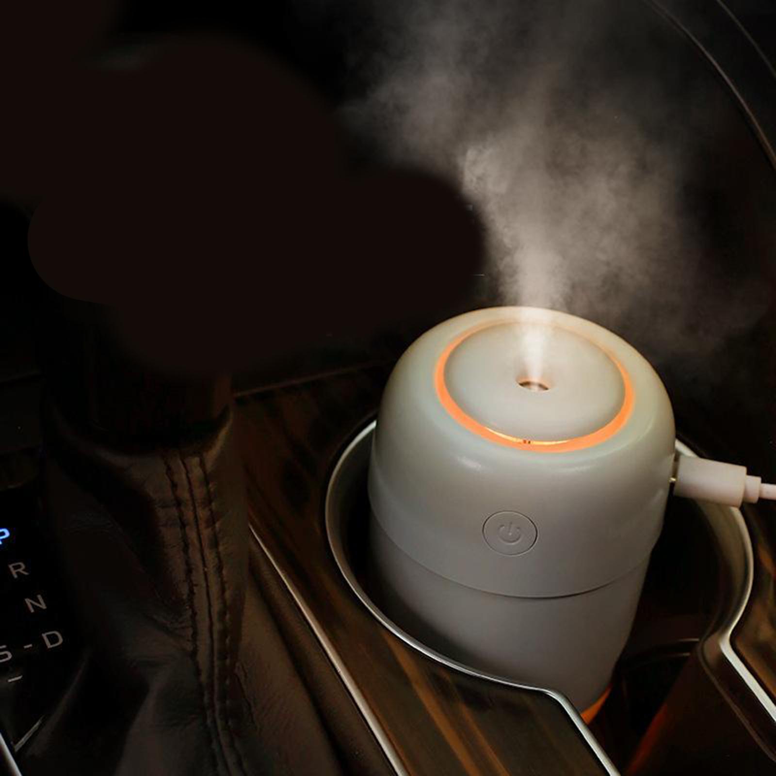 Portable Mini Humidifier Personal USB Desktop Cool Mist Humidifier W/ Lights