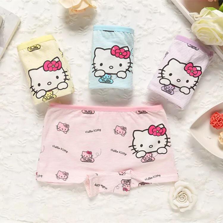 Set quần chip đùi bé gái mèo Hello Kitty