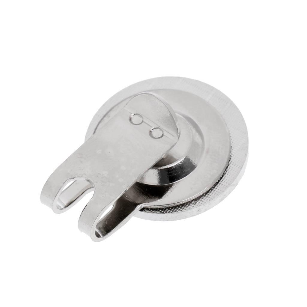 3-5pack Portable Mini Alloy Golf Ball Marker with Magnetic Golf Hat Clip White