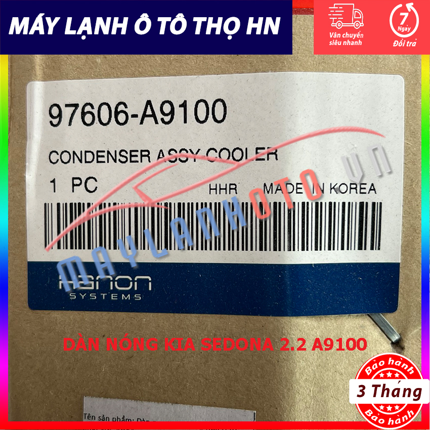 Dàn  nóng Kia Sedona 2.2 hàng xịn Hàn Quốc
