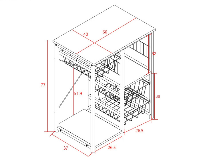 Kệ để lò vi sóng 172 loại khung thép sơn tĩnh điện chống bong tróc, mặt gỗ lõi xanh phủ melamine chống nước, hàng được sản xuất tại Việt Nam