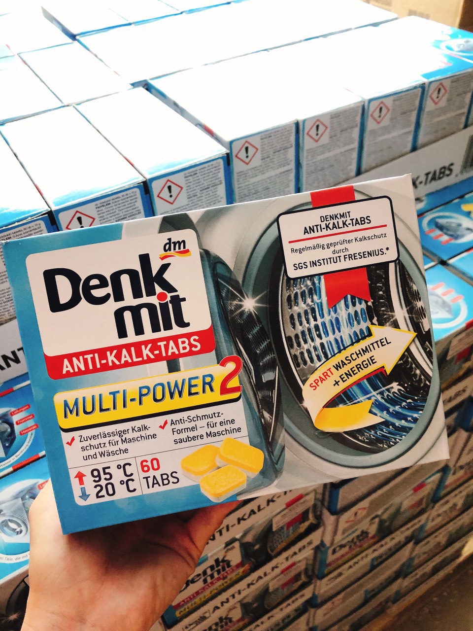 Viên tẩy lồng máy giặt Denkmit - hàng Đức
