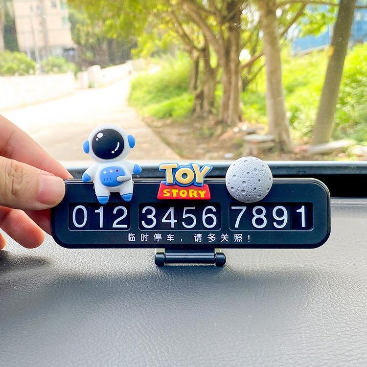 Bảng Số Điện Thoại Đỗ Xe Tạm Thời Trang Trí Nội Thất Xe Hơi