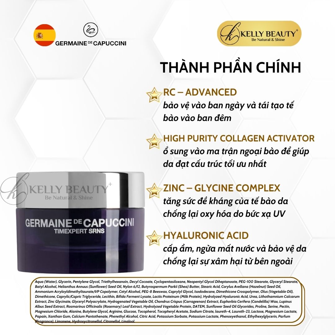 Kem Dưỡng Chống Lão Hóa Da Germaine Timexpert SRNS Intensive Recovery Cream | Kelly Beauty