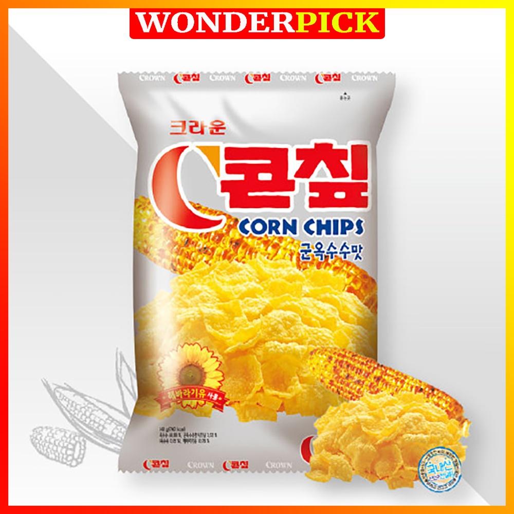 Snack Bắp Corn Chip Crown Hàn Quốc 70g