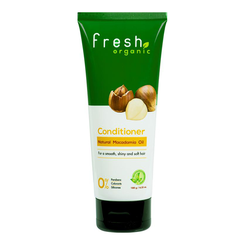 Bộ dầu gội và xả dưỡng tóc từ hạt Macca Fresh Organic Maccadamia Oil (Dầu gội 250g + Dầu xả 180g)