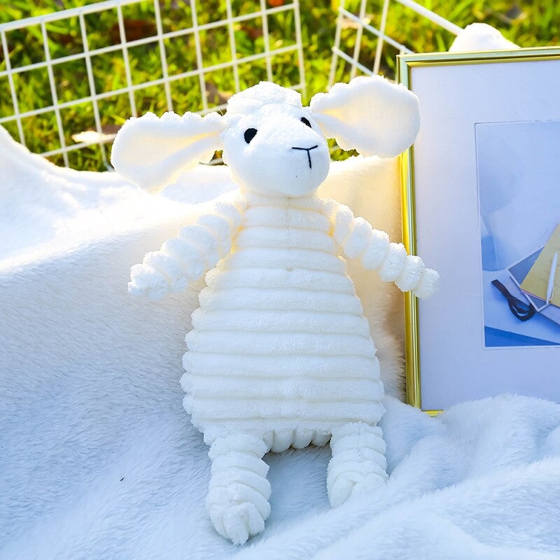 Thú bông cho bé, cừu bông trắng có 3 size 25-30-40cm