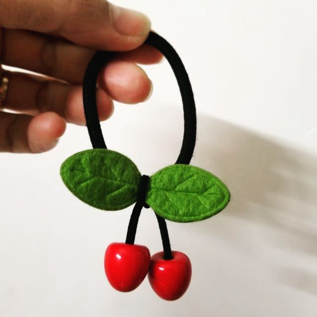 Bộ 2 dây cột tóc quả cherry dễ thương cho bạn gái