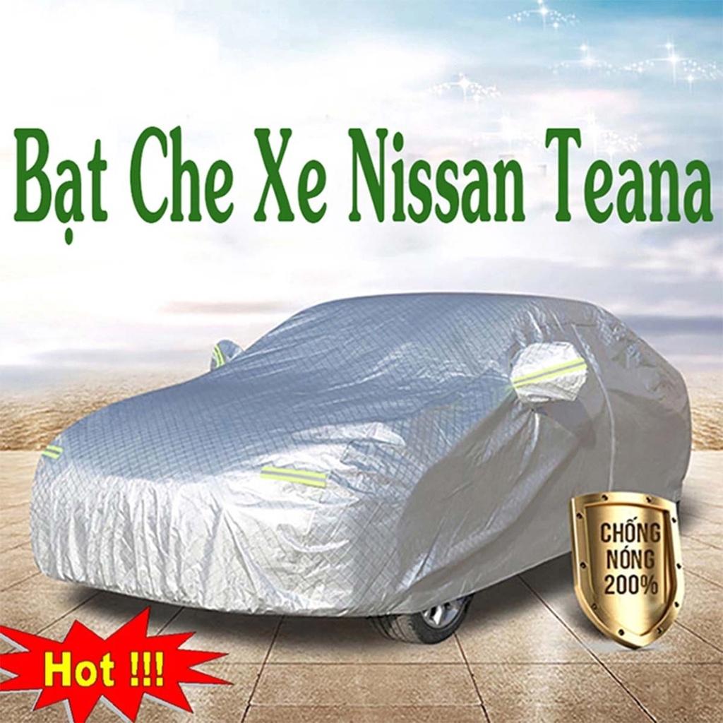 Bạt Phủ Xe Ô Tô Nissan Teana - Bạt Phủ Ô Tô 5 Chỗ 3 Lớp Cao Cấp Chống Mưa, Chống Nắng, Chống Cháy Loại 1