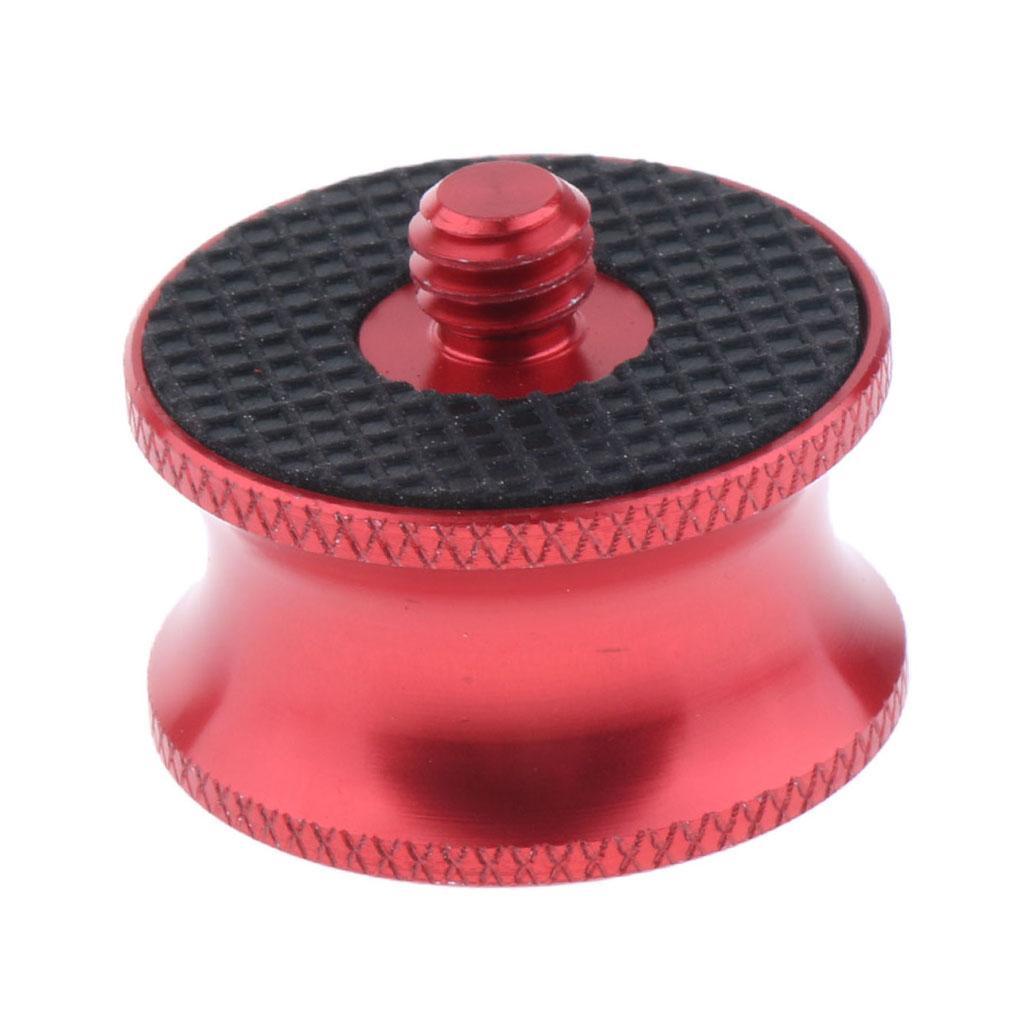 2-4pack 1/4" Male to 3/8" Female Adapter Converter for Tripod Monopod Camera Red