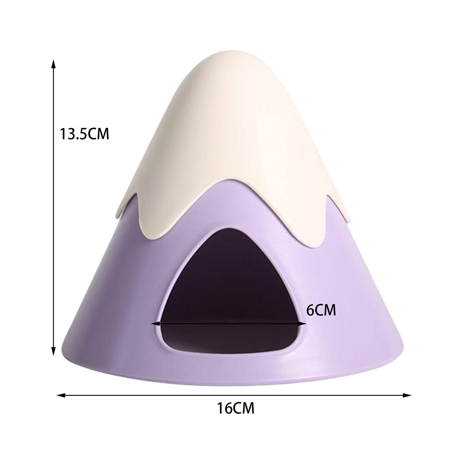 Mini Hamsters House Tent Cave Pet Hideout Hut for Hedgehog Small Animal Squirrel