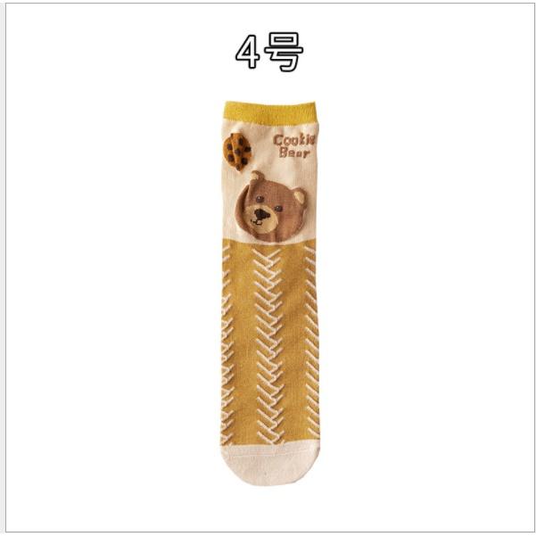 Vớ tất hàn quốc phong cách hoạt hình cá tính gấu xinh đáng yêu VT13