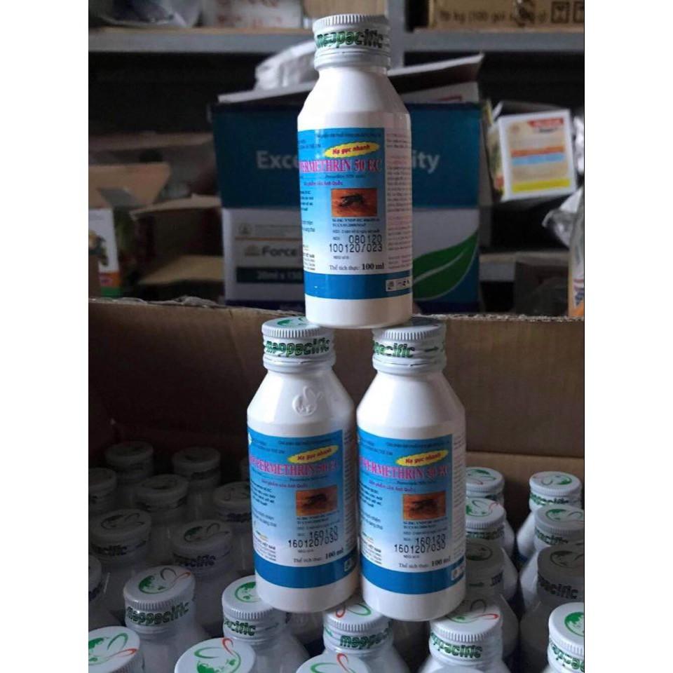 Thuốc diệt muỗi, côn trùng Map Permethrin 50EC - 100ml