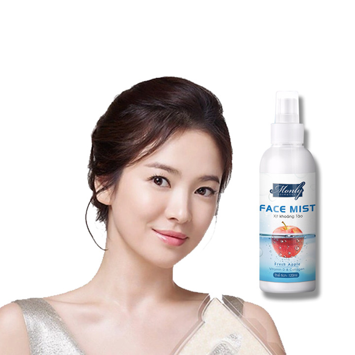 Nước Xịt Khoáng Táo Dưỡng Da Monly - 120ml